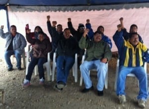 Workers in Mexico launched a hunger strike for justice at PKC autoparts plants. Credit: Javier Zuniga/Los Mineros