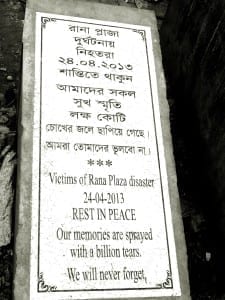 Bangladesh.Rana Plaza plaque.4.15.Balmi Chisim