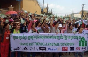 Cambodia, minimum wage, Solidarity Center, Decent Work Day