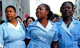 Afro-desendent women gathered in Medellin, Colombia, in April for the first domestic workers union congress. Credit: IDWF