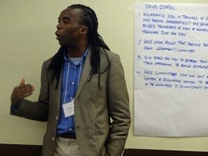 Nhlanhla Mabizela: Unions must look at policies and determine if they include women. Credit: Tula Connell