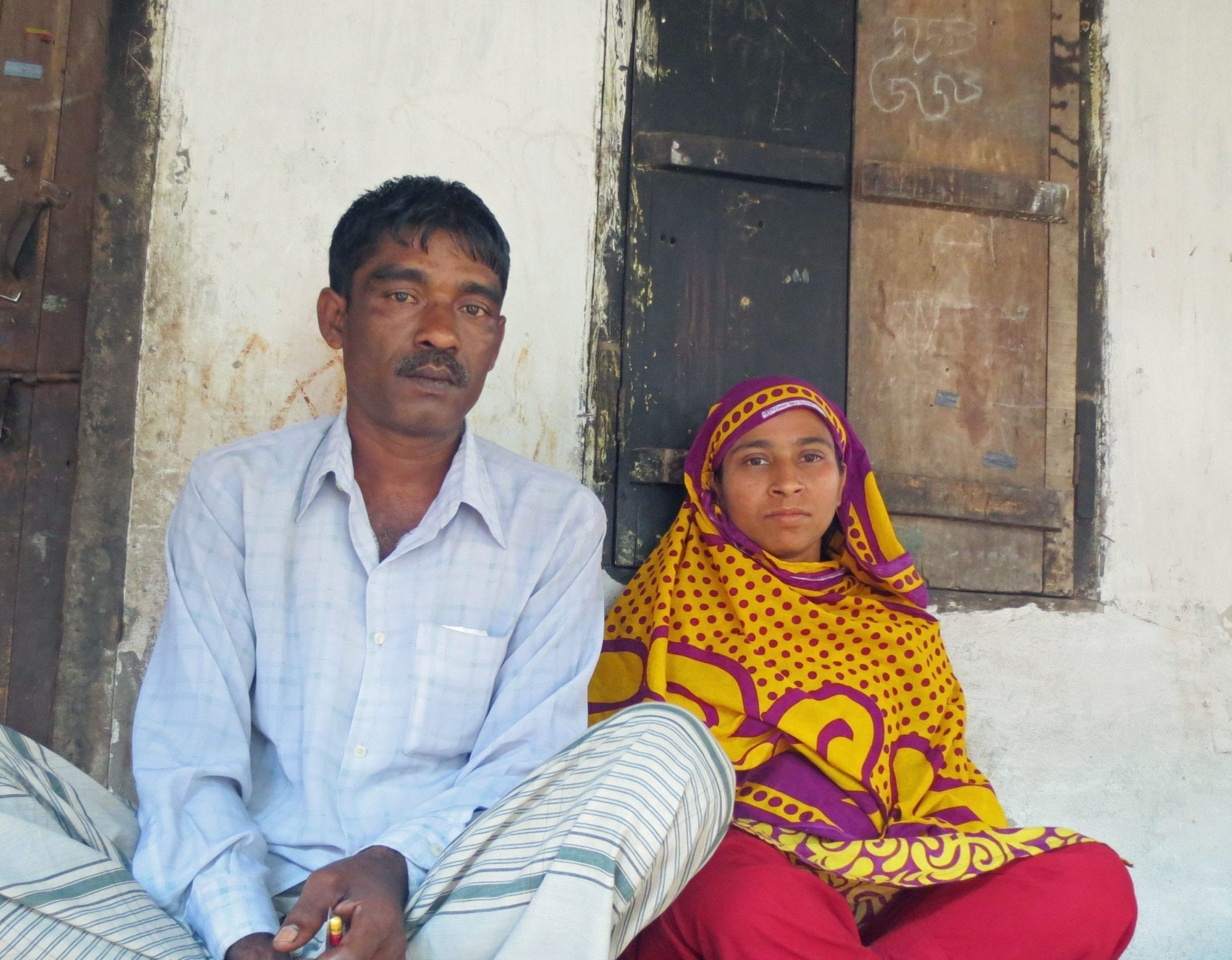 Hamida Begum and husband