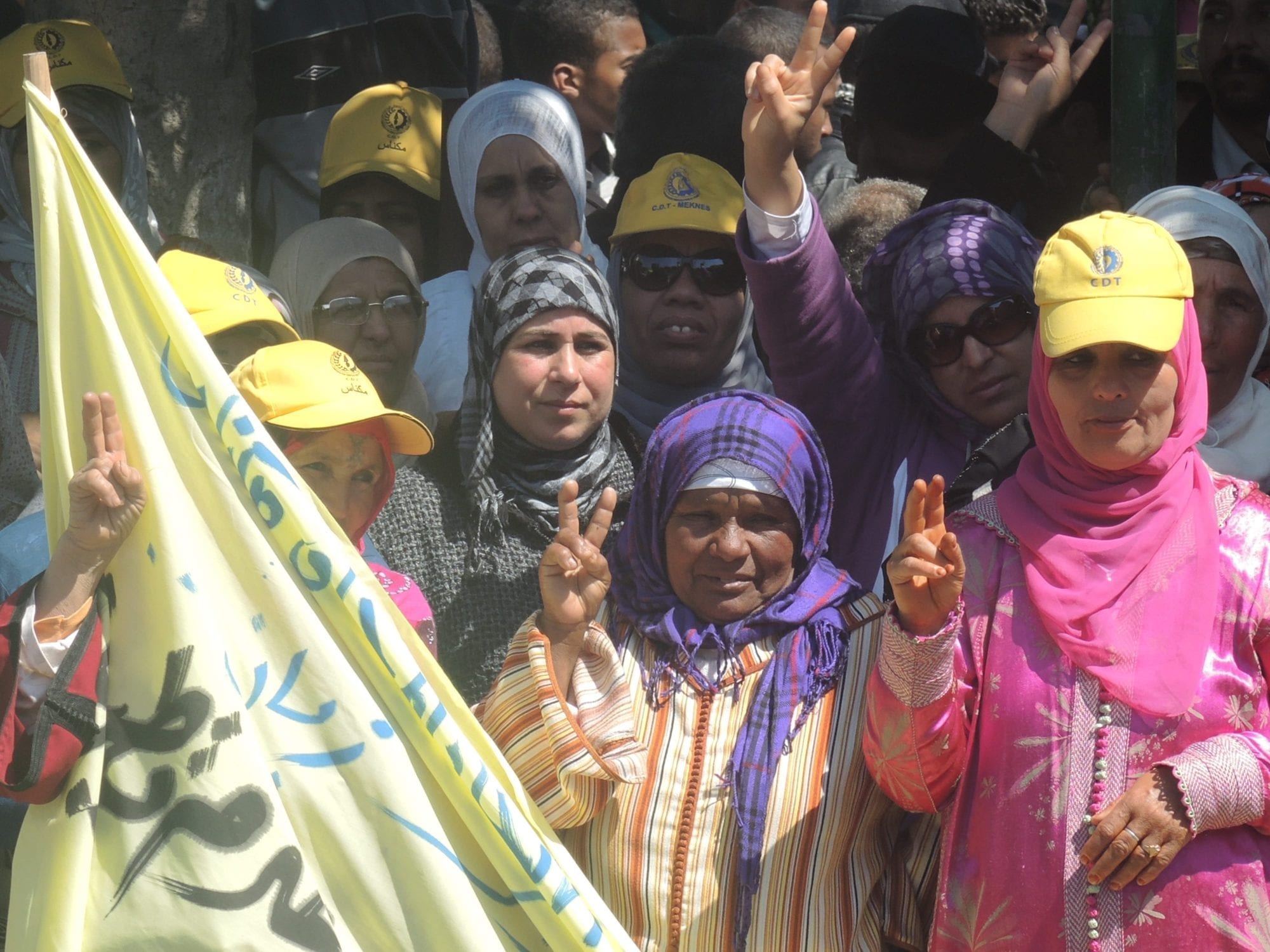 Agricultural workers in Meknes, Morocco