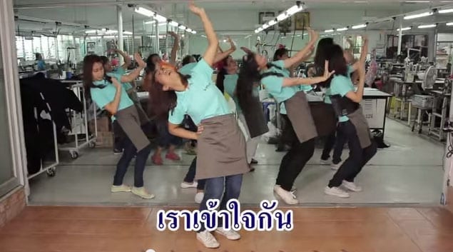 Thai Factory Workers Dance on the Job in New Video