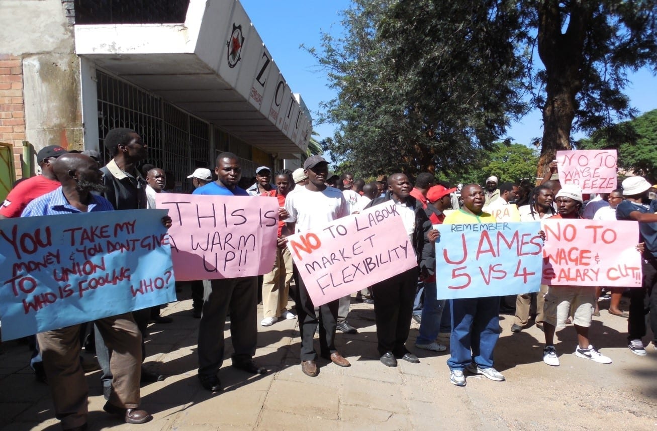 Zimbabwe Workers Demand Wages Be Paid, Jobs Created