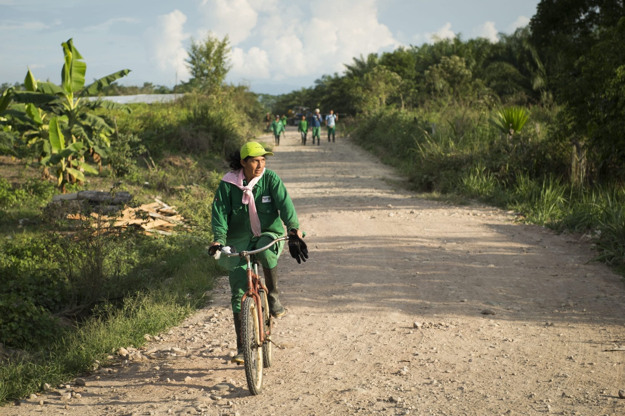 Peru, palm oil workers, plantation, woman worker, Solidarity Center