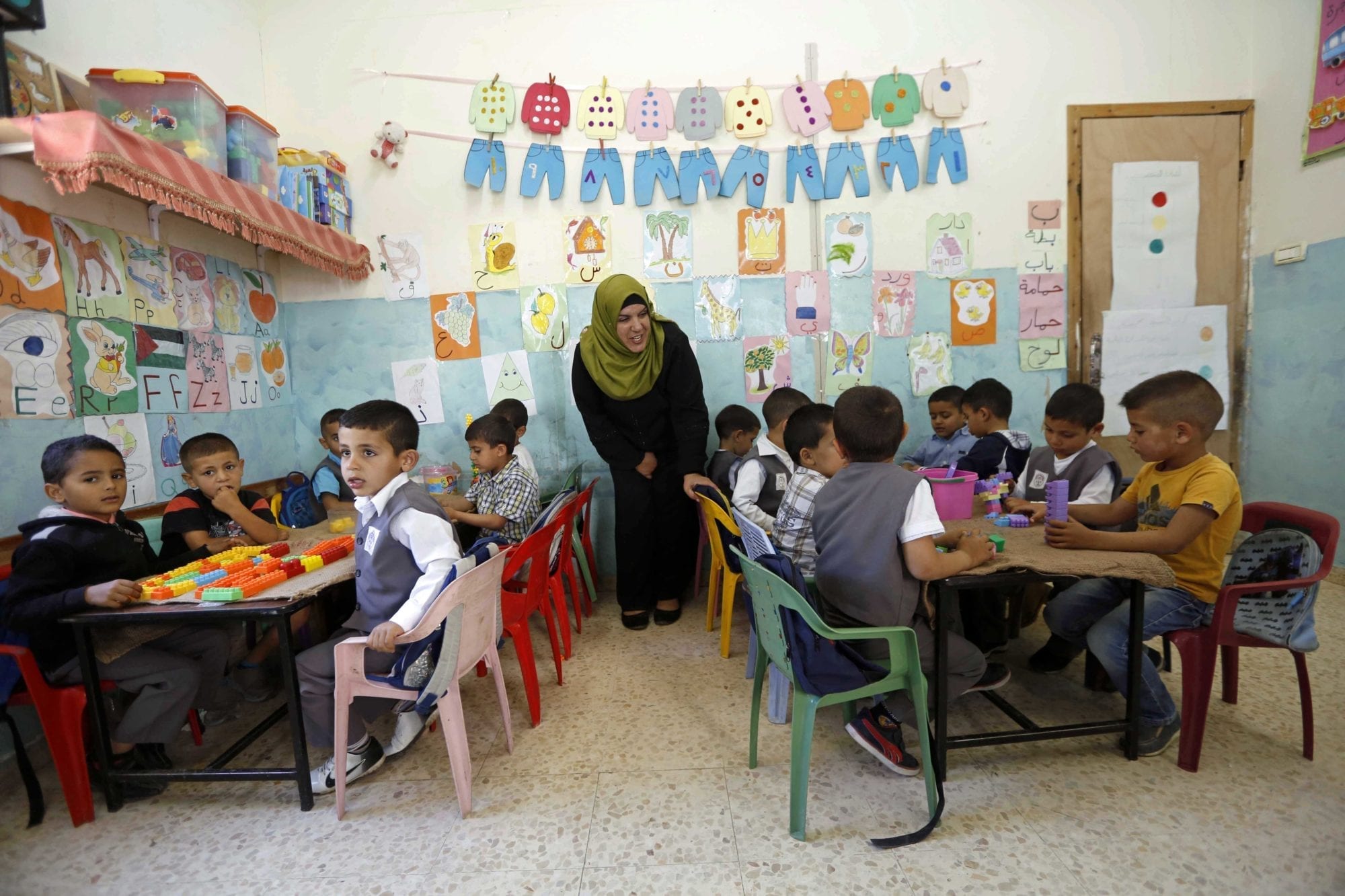 Palestine, kindergarten teacher, Solidarity Center