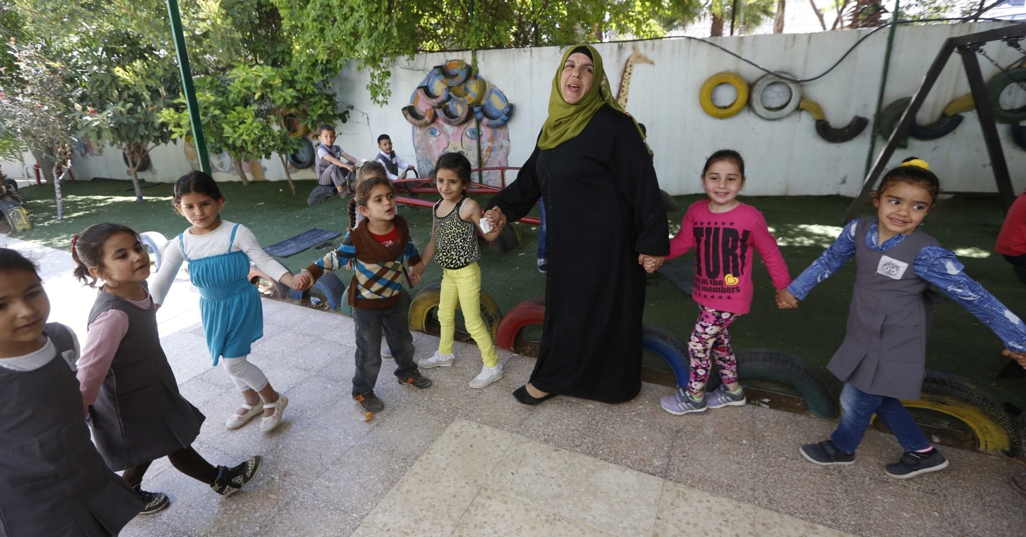 Palestine, kindergarten teacher, Solidarity Center