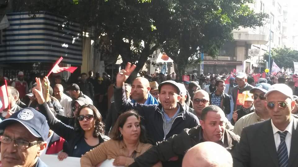 Morocco, national strike, Solidarity Center