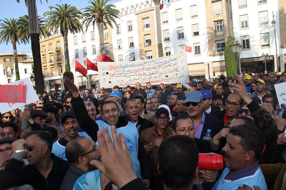 Morocco Government Assaults Spur Sit-in