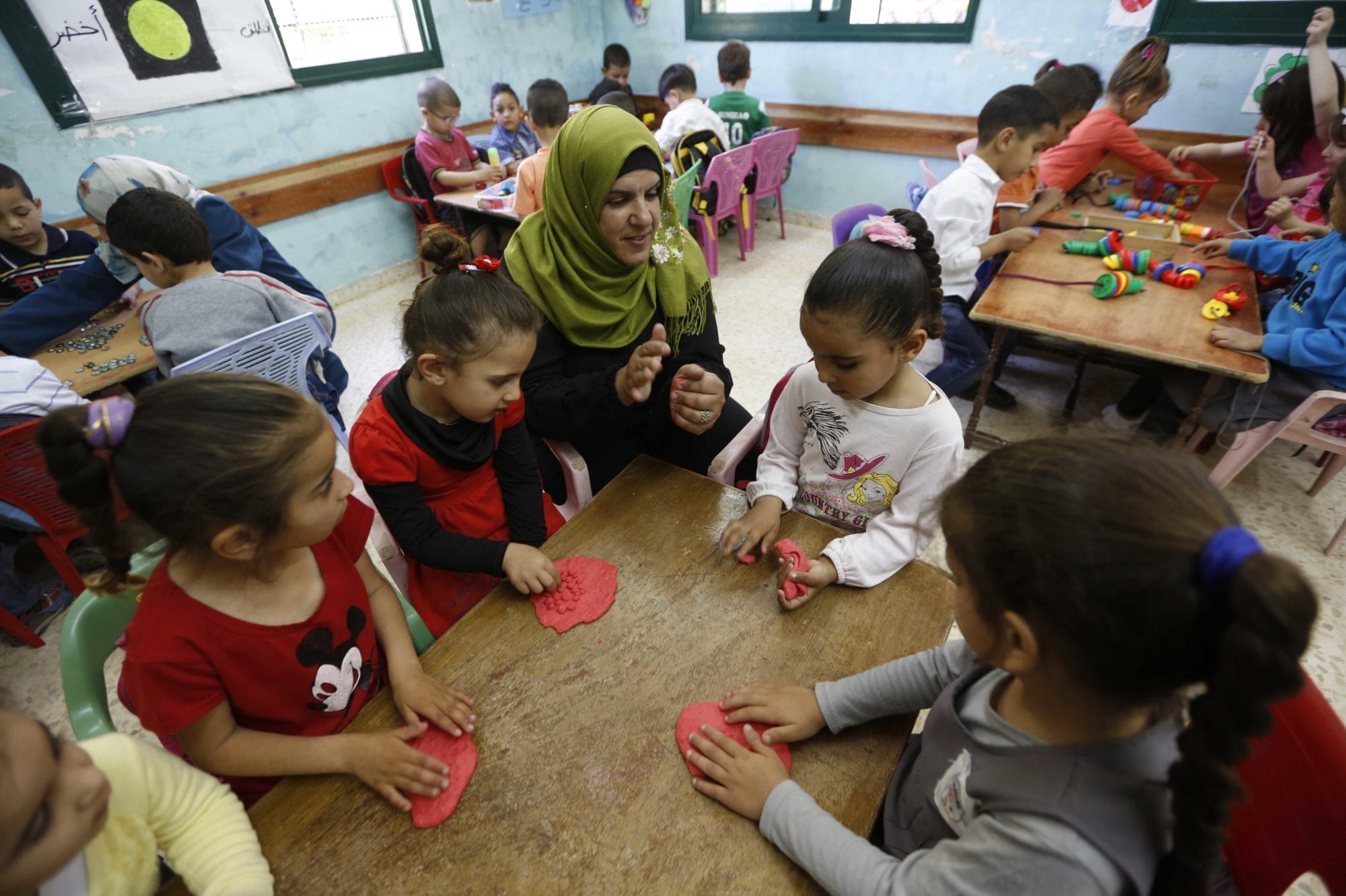 Palestine, unions, decent work, teacher, Solidarity Center