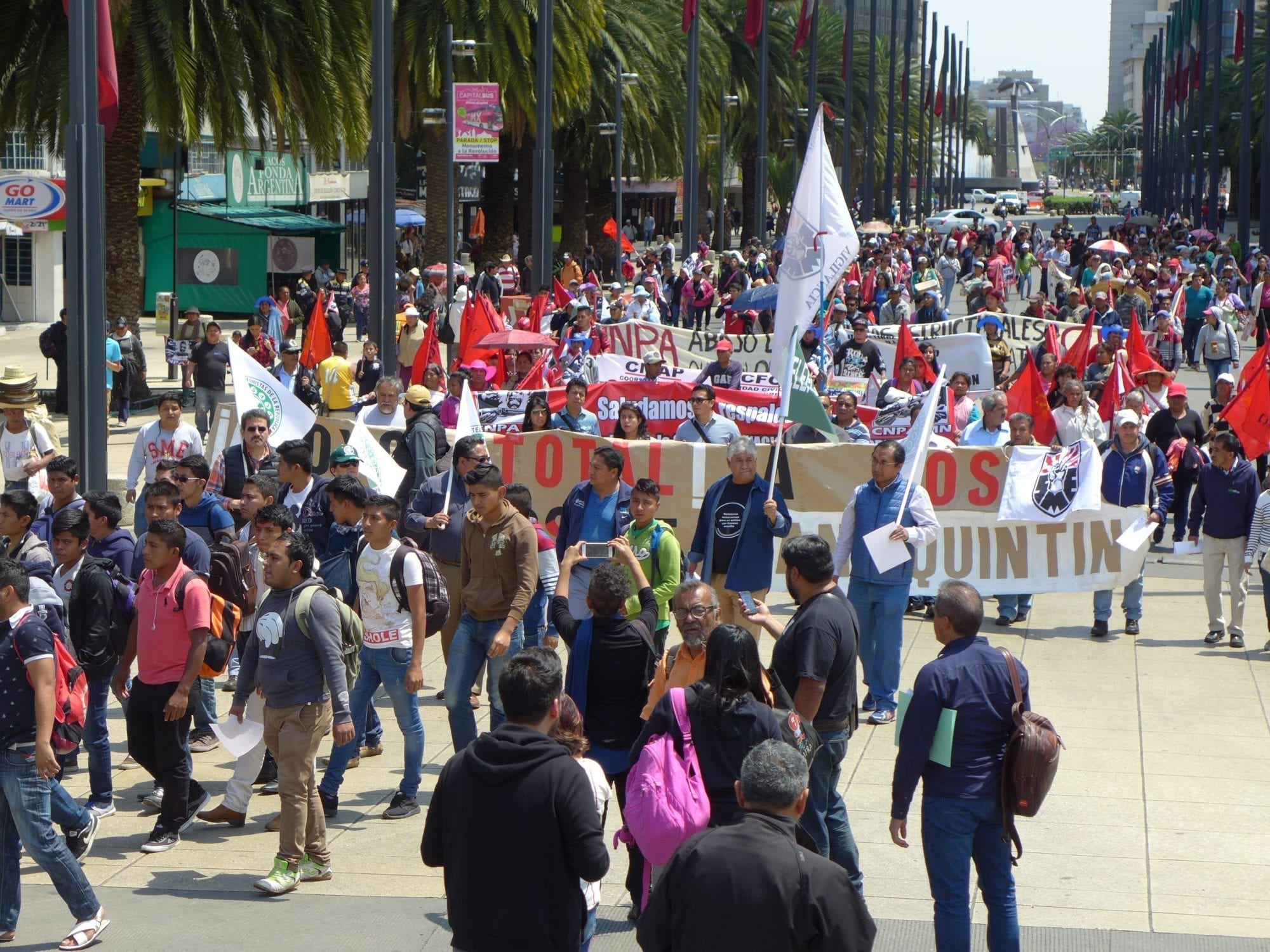 Farm Workers March across Mexico for Fair Wages