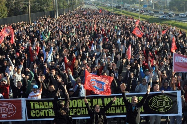 Brazil, labor law reform, unions, Solidarity Center, Michel Temer