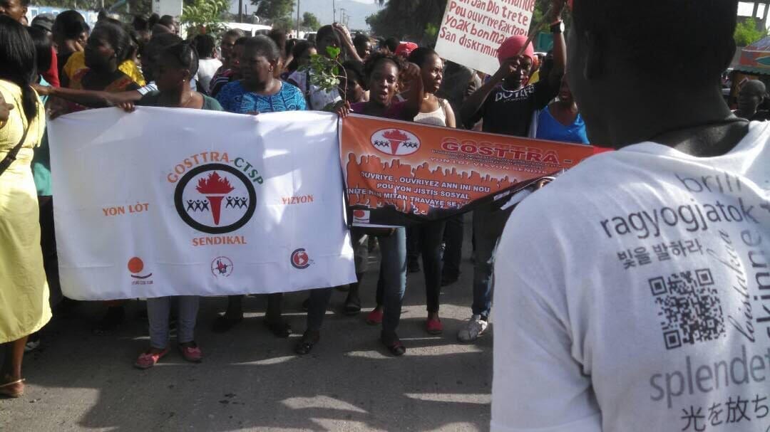 Haiti: Garment Workers March for Better Wage