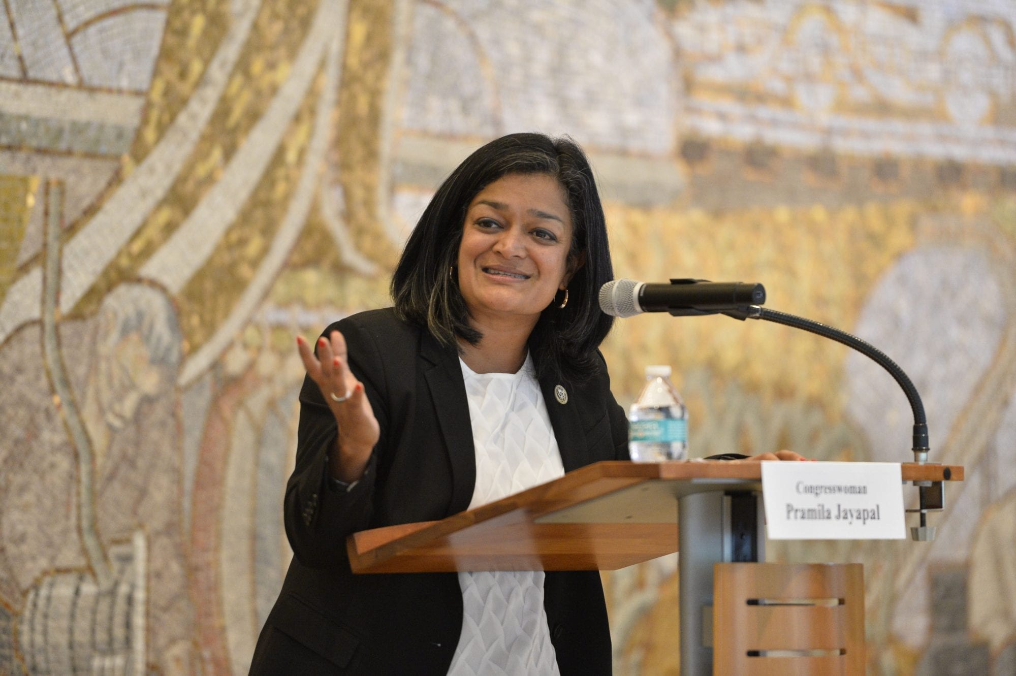 Pramila Jayapal, Solidarity Center, unions