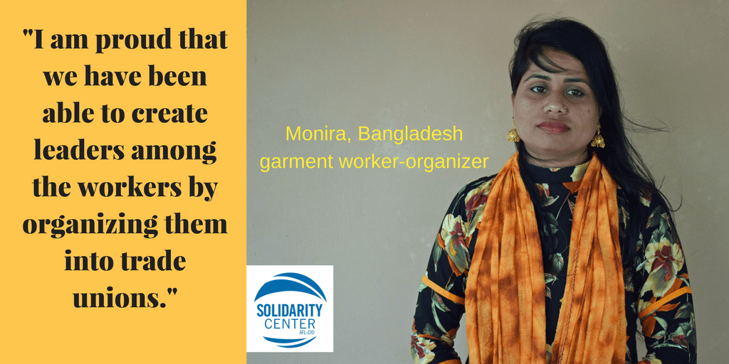 Bangladesh Garment Workers Stand up for Rights at Work