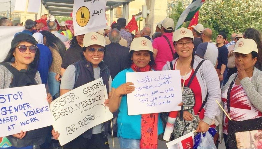 Jordan, domestic workers, trade union, Solidarity Center, May Day, worker rights