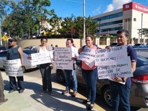 Honduras, protest against kidnapping of Jaime Rodriguez, anti-union violence, Solidarity Center