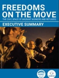 migration, migrant workers, refugees, Solidarity Center, CIVICUS, Freedoms on the Move