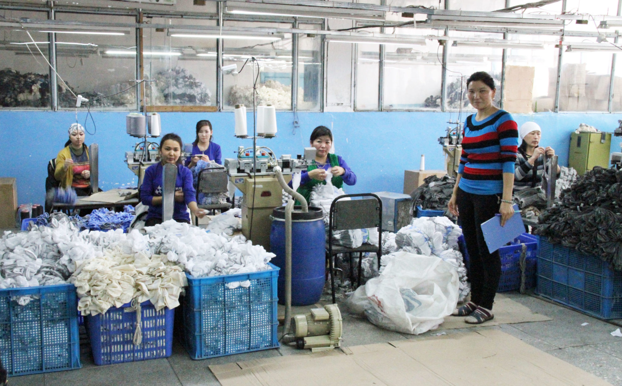 Kyrgyzstan, textile workers, Solidarity Center, worker rightsadyrova.6.2017.crop