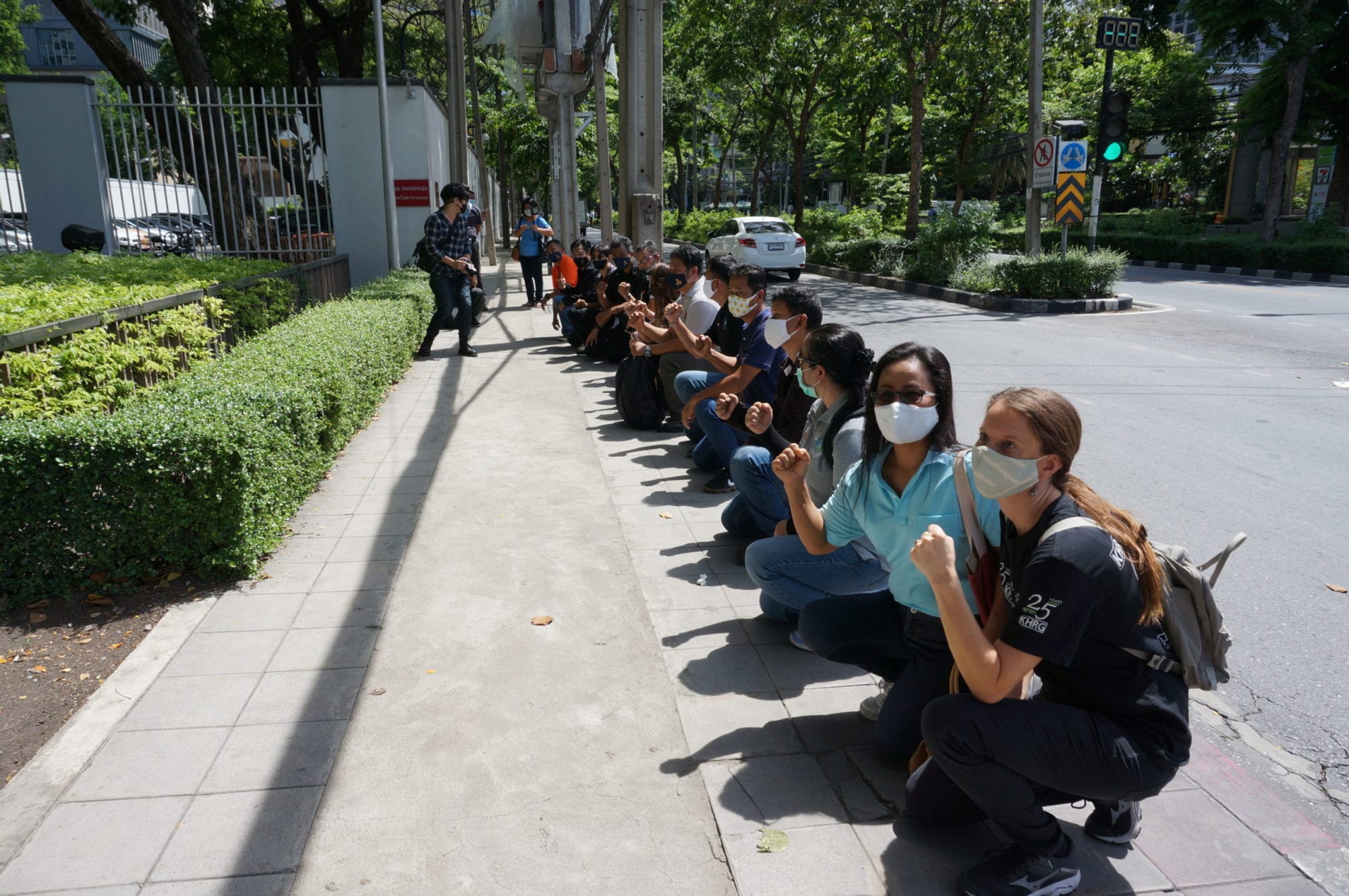 Thai Unions Rally in Solidarity with Black Lives Matter