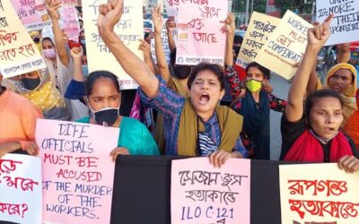 Bangladesh protest, deadly factory fire, worker rights, Solidarity Center