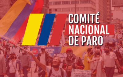 Colombia, CUT, National Strike Committee logo, worker rights, Solidarity Center