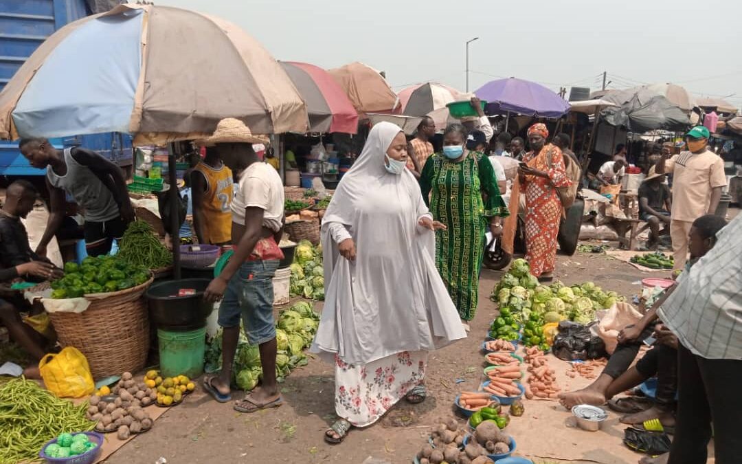 Nigeria, Lagos market, informal economy workers, gender-based violence and harassment at work, Solidarity Center