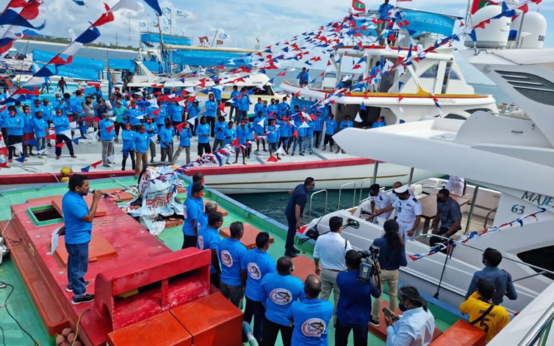 Maldives fisher protest for safety and health, Solidarity Center