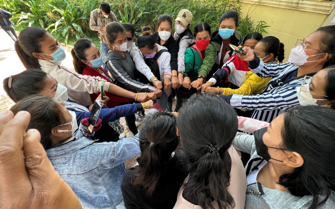 Striking Casino Workers in Cambodia Protest Union Leaders’ Arrests