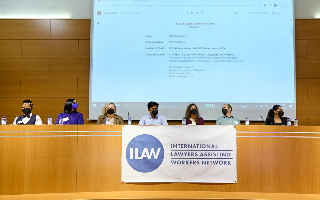 ILAW Network Global Conference 2022, Solidarity Center, worker rights