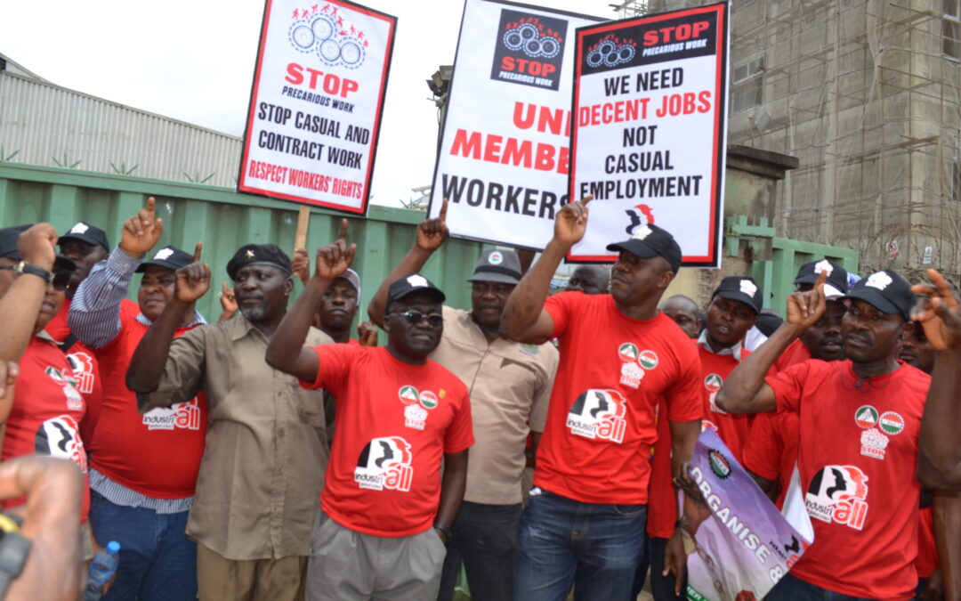 Union rally for decent work, Nigeria
