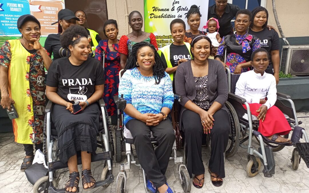 FAECARE Foundation disability rights advocates pose together for a photo.