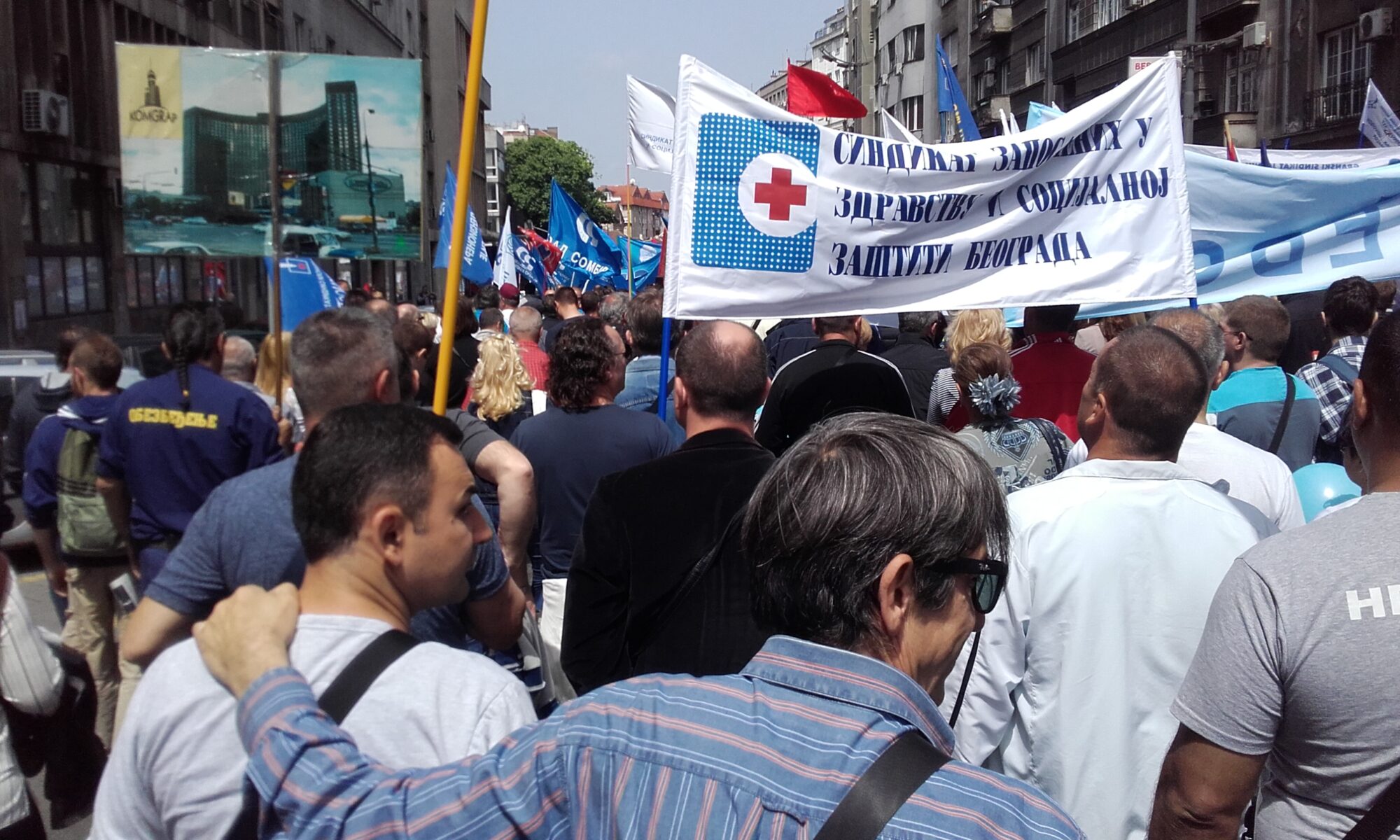 Serbia's unions celebrate May Day. Credit: Solidarity Center