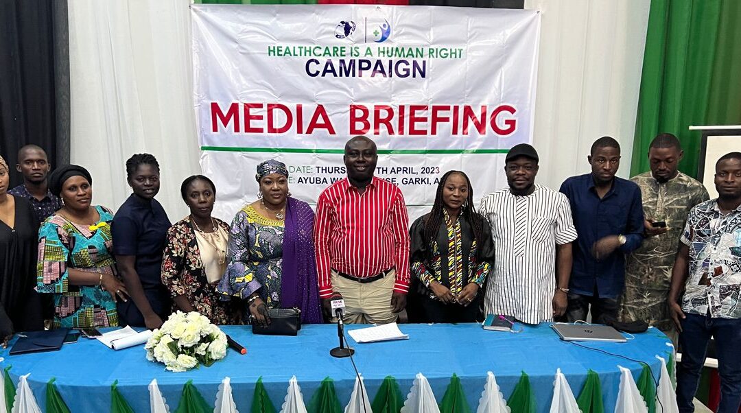 The Nigerian working group of a campaign led by the Organization of Trade Unions of West Africa (OTUWA) is collaborating on a regional campaign demanding more investment by governments in the health of their citizens. Credit: Mohammed Bashman / Solidarity Center