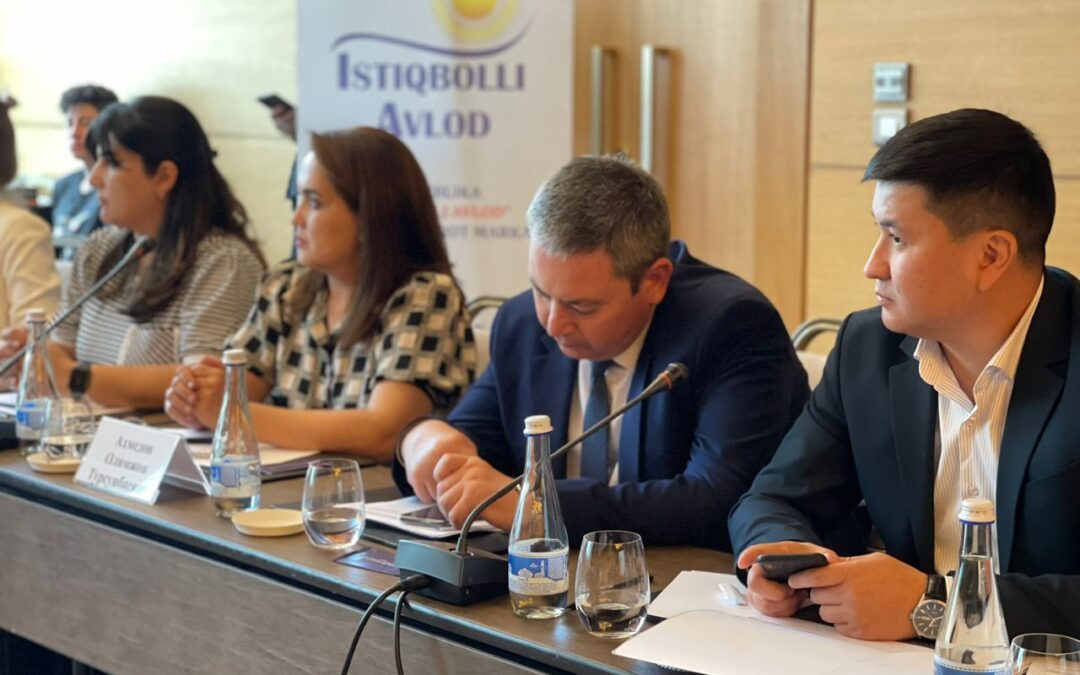 Uzbekistan worker rights organization Istiqbolli Avlod participates with representatives of Uzbekistan and Kyrgyzstan labor inspectorates at an international conference in Tashkent