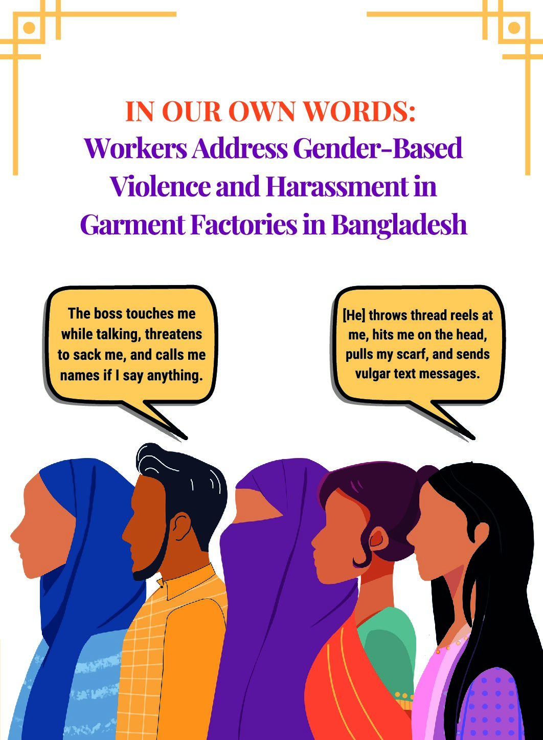 In Our Own Words: Workers Address Gender-Based Violence and Harassment in Garment Factories in Bangladesh