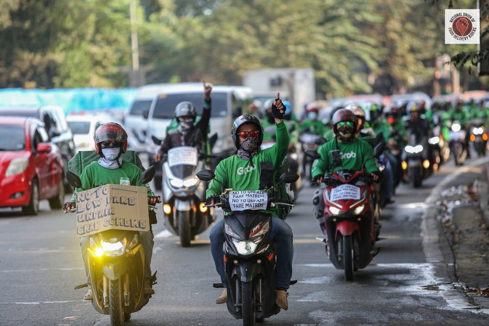 Grab Riders in Metro Manila Strike Against Unjust Fare Decrease