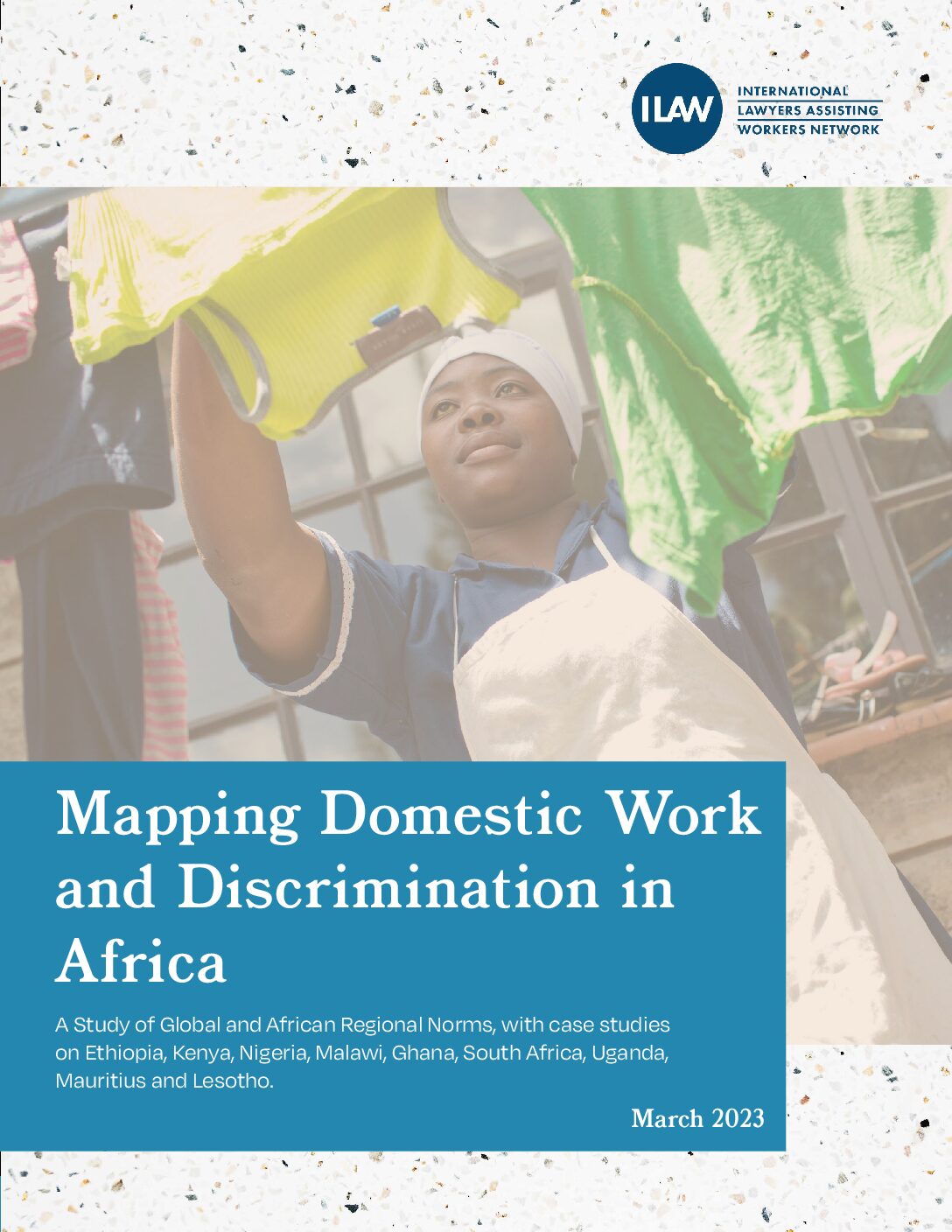 Cover of Mapping Domestic Work and Discrimination in Africa, a report by the ILAW Network, a project of Solidarity Center